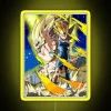 Majin Vegeta neon RGB sign in yellow.