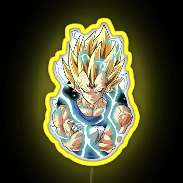 Majin Vegeta RGB Neon Sign