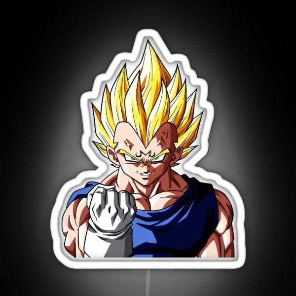 Majin Vegeta RGB Neon Sign