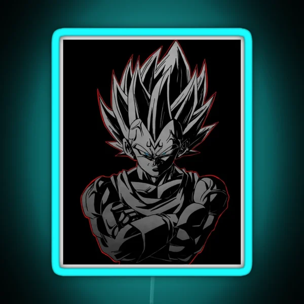 Majin Vegeta RGB Neon Sign