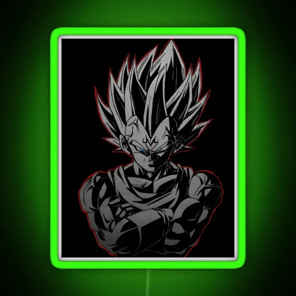 Majin Vegeta RGB Neon Sign