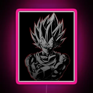 Majin Vegeta RGB Neon Sign