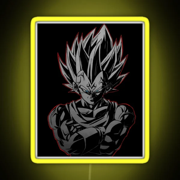 Majin Vegeta RGB Neon Sign