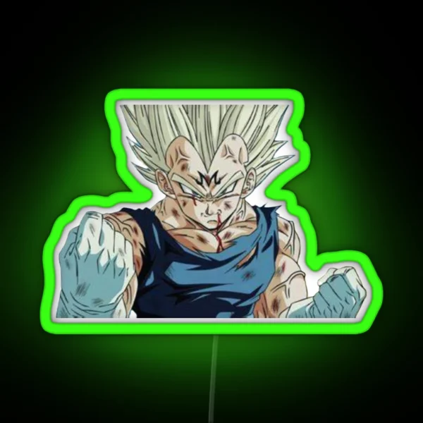 Majin Vegeta RGB Neon Sign
