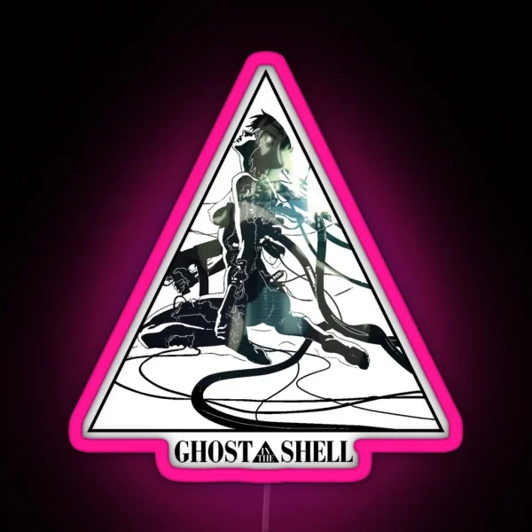 Major Ghost In Shell Art Movie Poster RGB Neon Sign