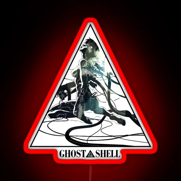Major Ghost In Shell Art Movie Poster RGB Neon Sign