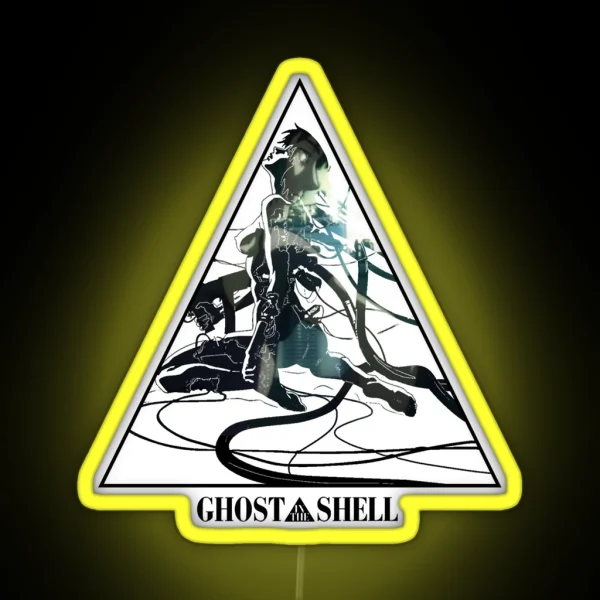 Major Ghost In Shell Art Movie Poster RGB Neon Sign