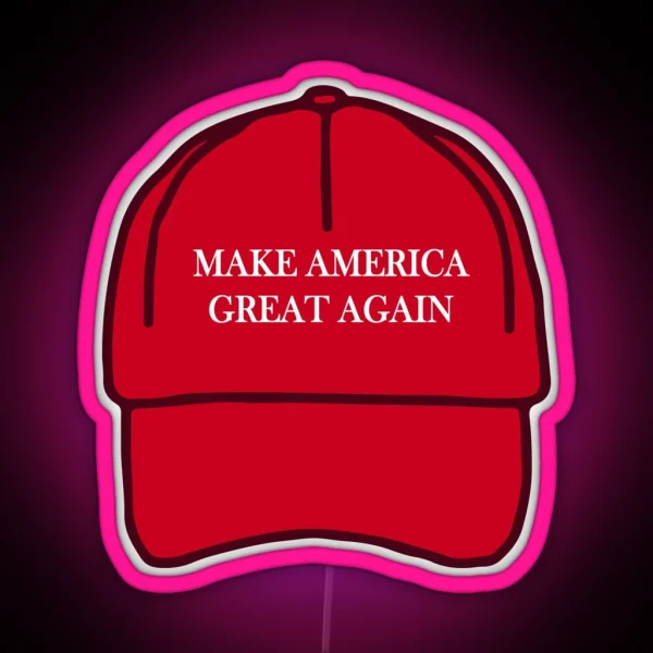 Make America Great Again Hat RGB Neon Sign