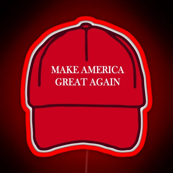 Make America Great Again Hat RGB Neon Sign