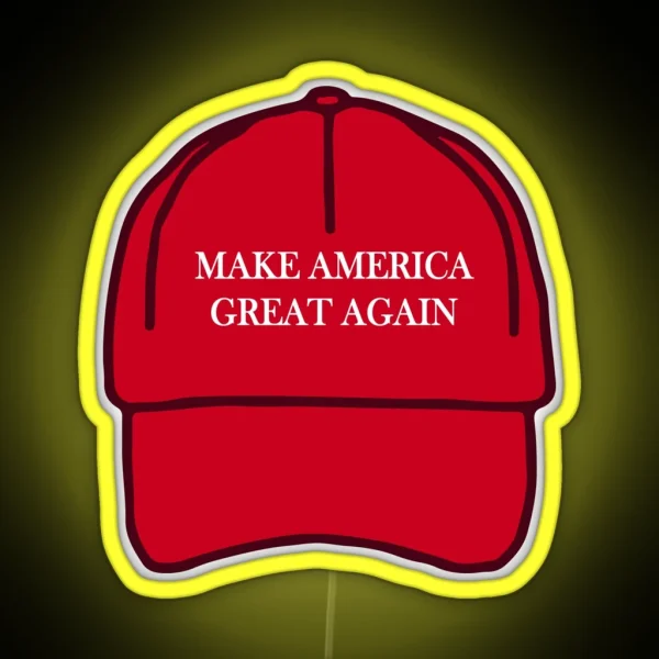 Make America Great Again Hat RGB Neon Sign