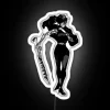maki rgb neon sign white