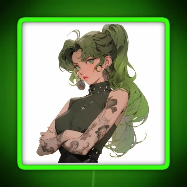 Makoto Tattoos RGB Neon Sign