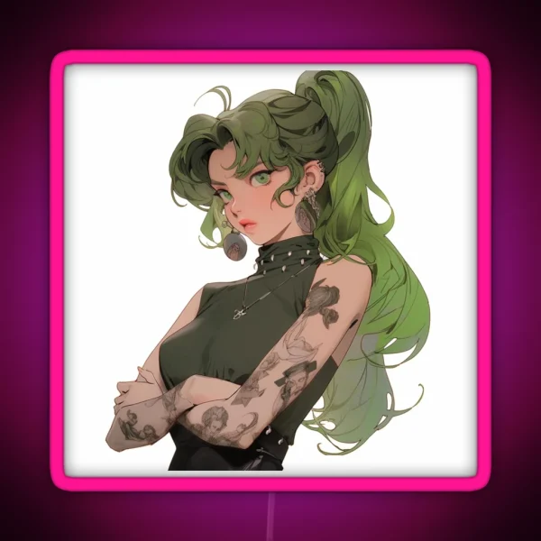 Makoto Tattoos RGB Neon Sign