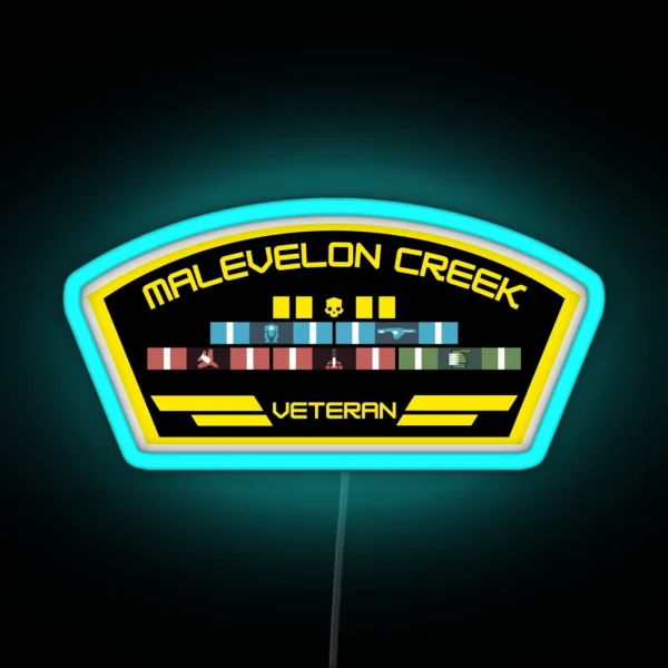 Malevelon Creek Veteran RGB Neon Sign