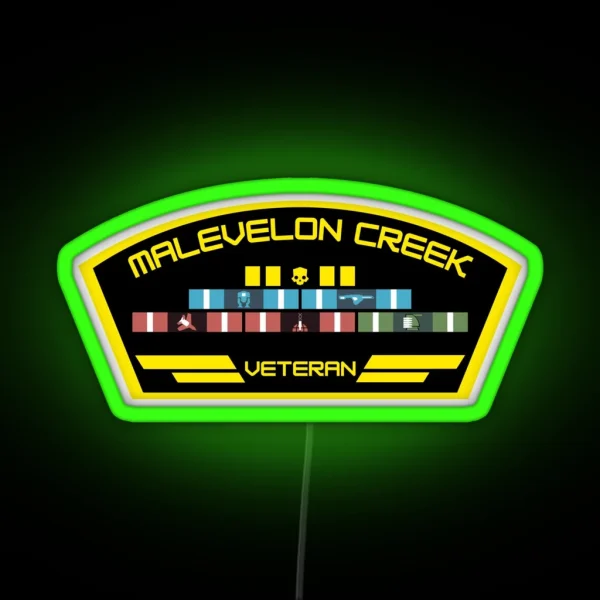 Malevelon Creek Veteran RGB Neon Sign