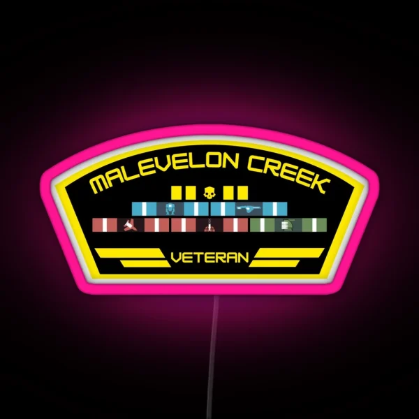 Malevelon Creek Veteran RGB Neon Sign