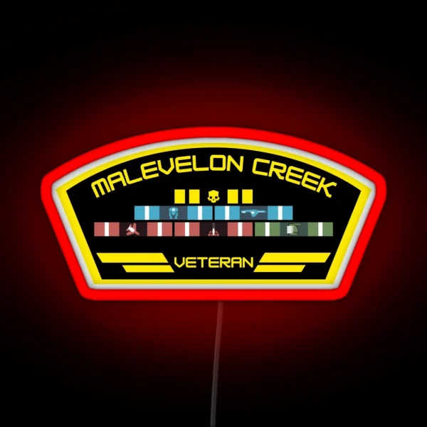 Malevelon Creek Veteran RGB Neon Sign