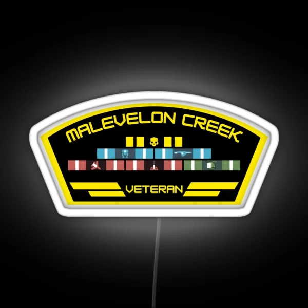 Malevelon Creek Veteran RGB Neon Sign