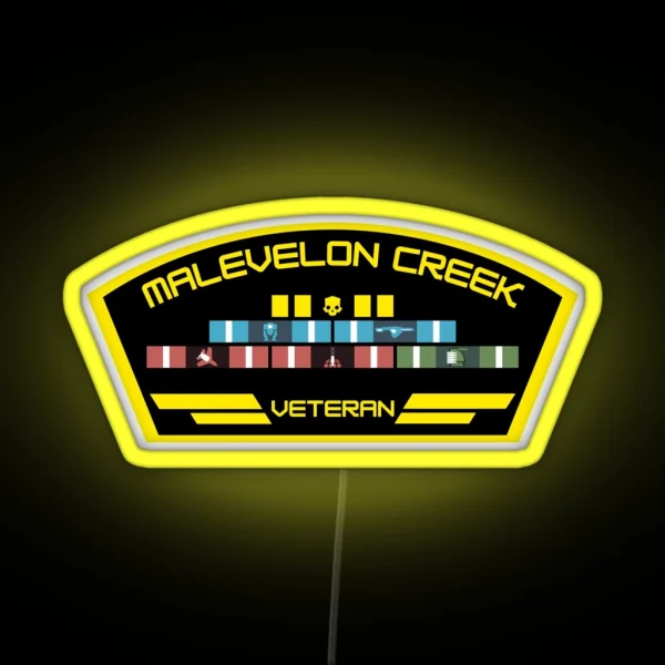 Malevelon Creek Veteran RGB Neon Sign