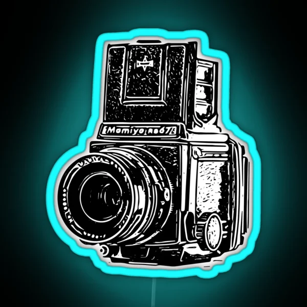 Mamiya Rb67 RGB Neon Sign