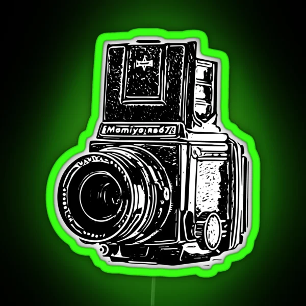 Mamiya Rb67 RGB Neon Sign