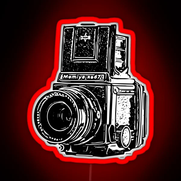 Mamiya Rb67 RGB Neon Sign