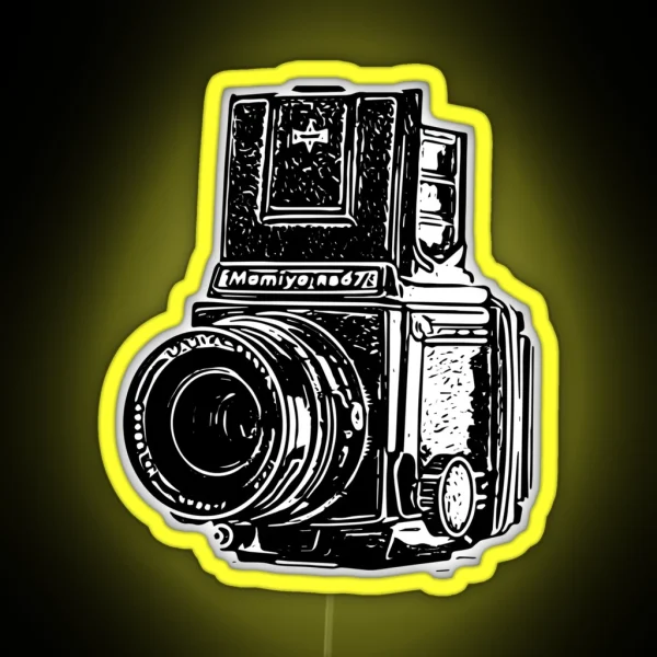 Mamiya Rb67 RGB Neon Sign