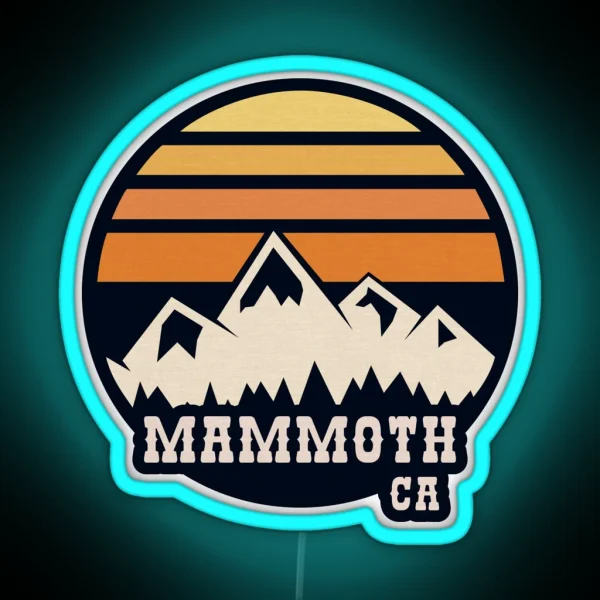 Mammoth Vintage RGB Neon Sign