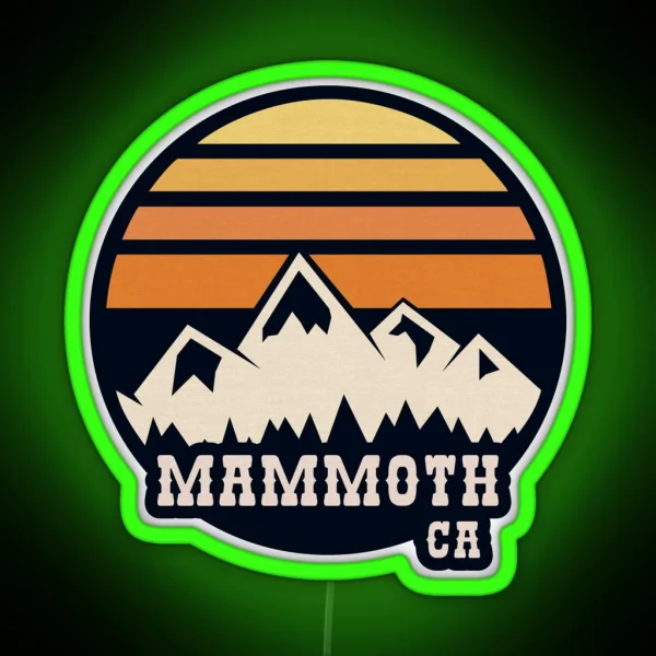 Mammoth Vintage RGB Neon Sign