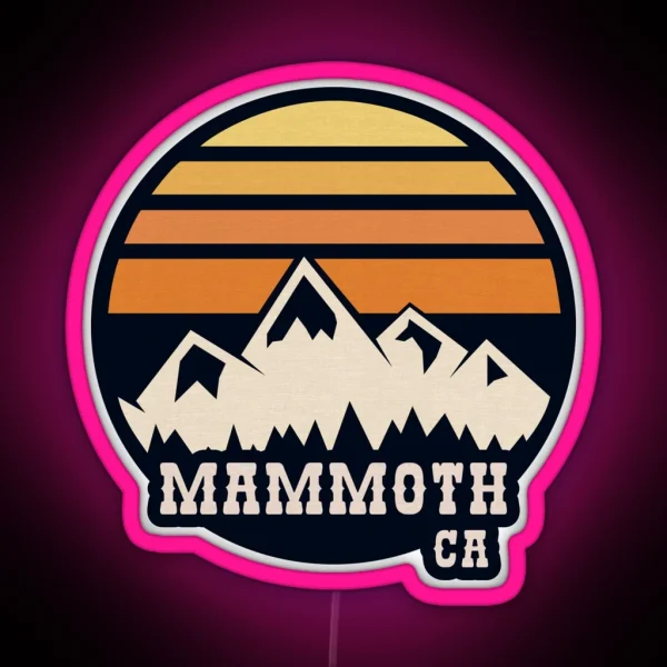 Mammoth Vintage RGB Neon Sign