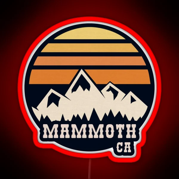 Mammoth Vintage RGB Neon Sign