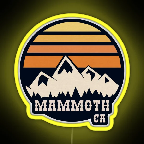 Mammoth Vintage RGB Neon Sign