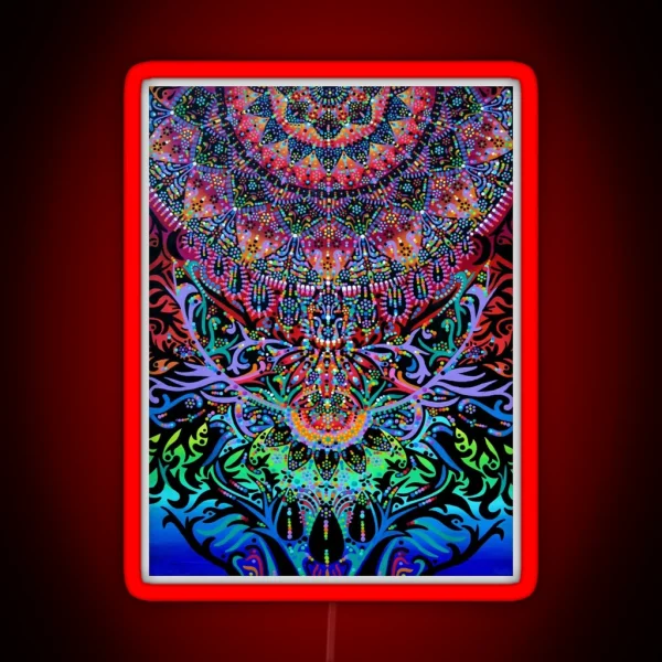 Mandala Energy RGB Neon Sign