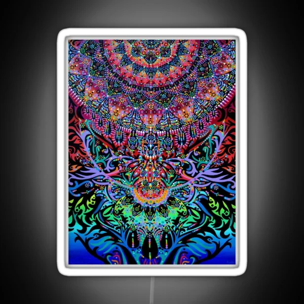 Mandala Energy RGB Neon Sign