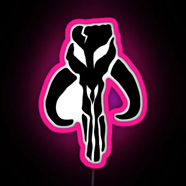 Mando In Black RGB Neon Sign
