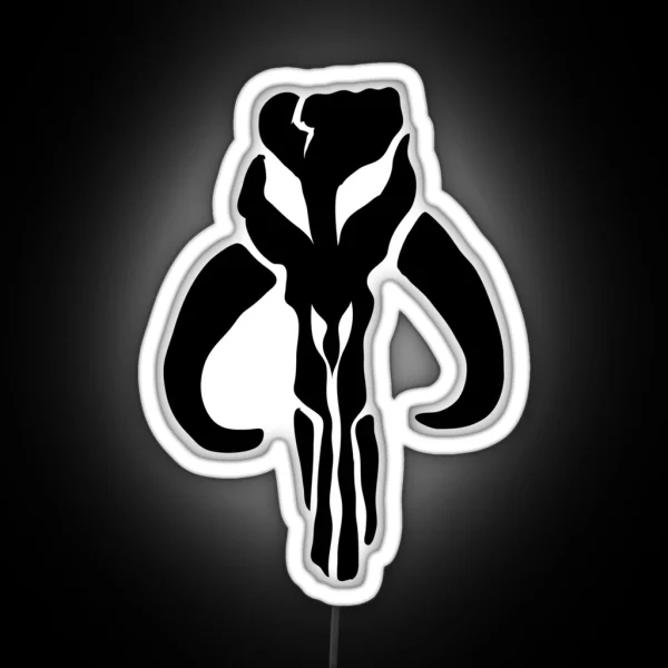 Mando In Black RGB Neon Sign