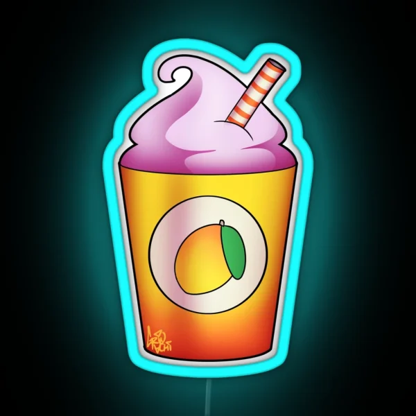 Mango Smoothie RGB Neon Sign