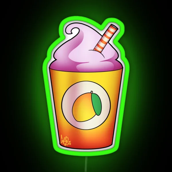 Mango Smoothie RGB Neon Sign