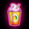 rgb neon sign for mango smoothie in pink