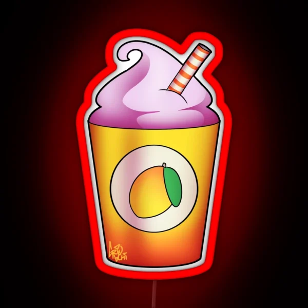 Mango Smoothie RGB Neon Sign