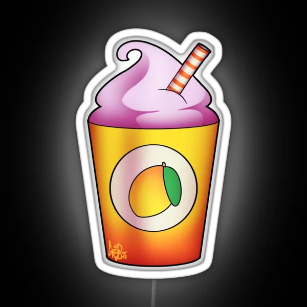 Mango Smoothie RGB Neon Sign