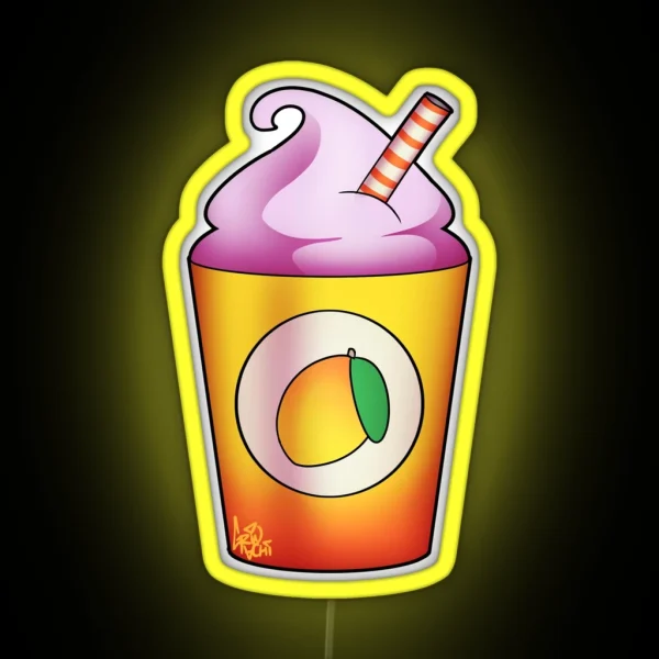 Mango Smoothie RGB Neon Sign