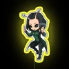 Chibi mantis RGB neon sign.
