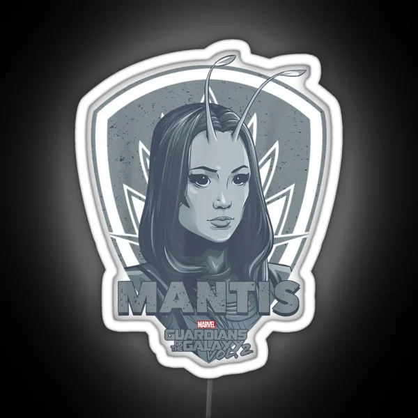 Mantis Guardians Of Galaxy 2 Shield Graphic RGB Neon Sign