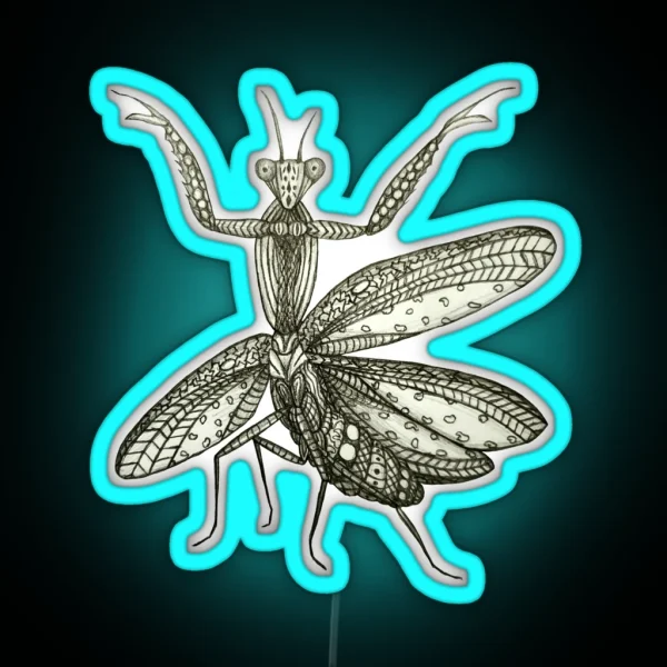 Mantis RGB Neon Sign