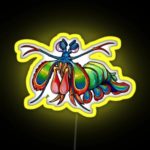 Mantis Shrimp Of Doom RGB Neon Sign