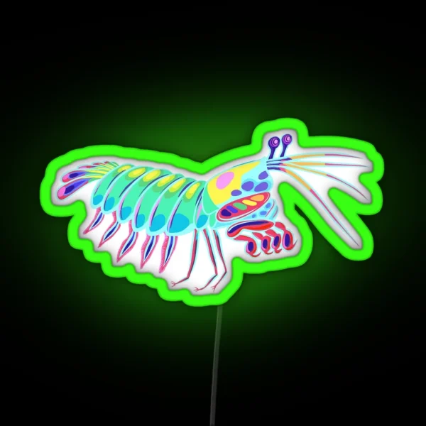 Mantis Shrimp RGB Neon Sign