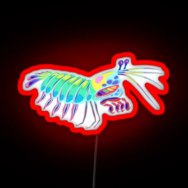 Mantis Shrimp RGB Neon Sign