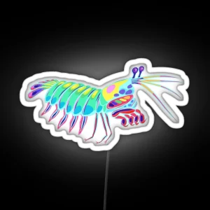 Mantis Shrimp RGB Neon Sign