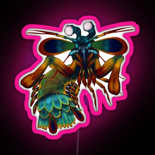 Mantis Shrimp RGB Neon Sign